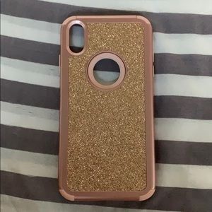 Glitter iPhone max phone case